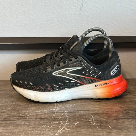 Brooks Shoes - Brooks Glycerin 20 Women’s Athletic Running Shoes Sneakers Size 6.5 Medium Black